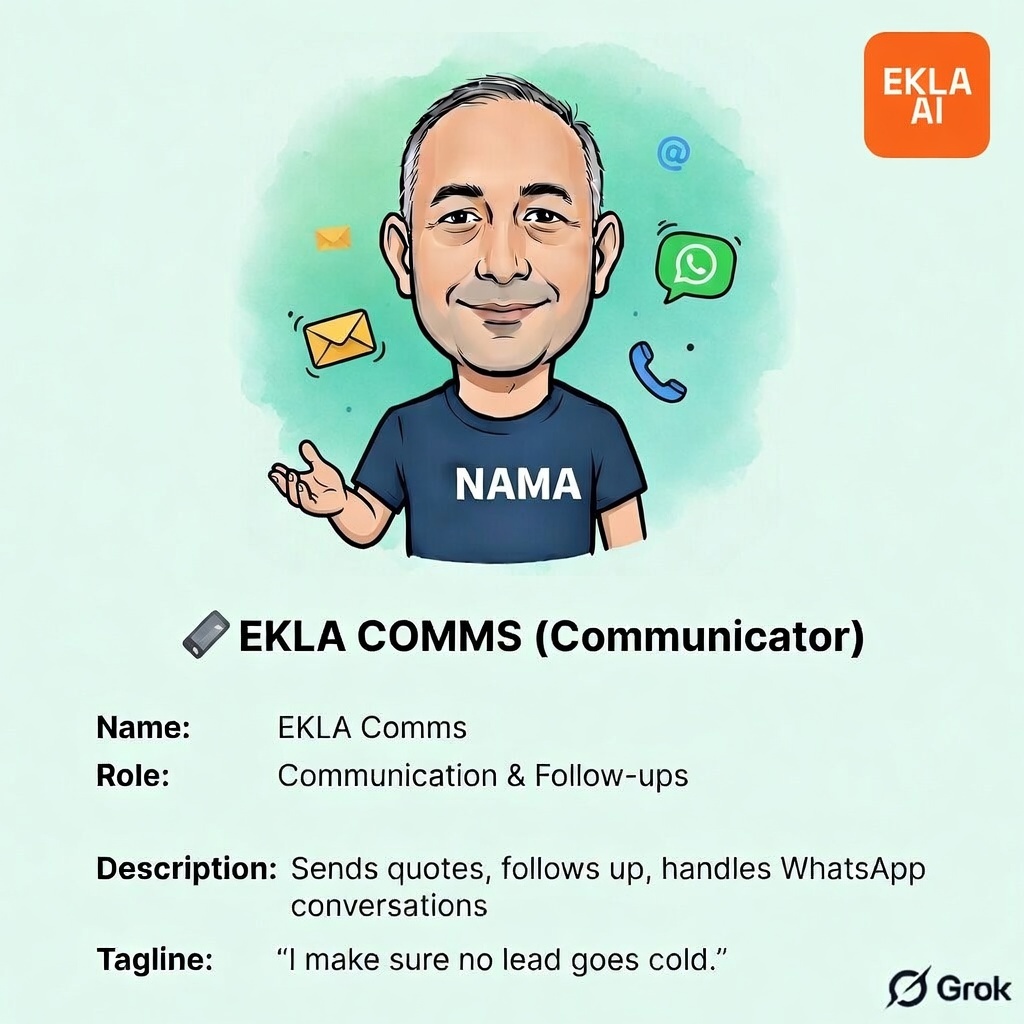 EKLA Comms — the Communicator