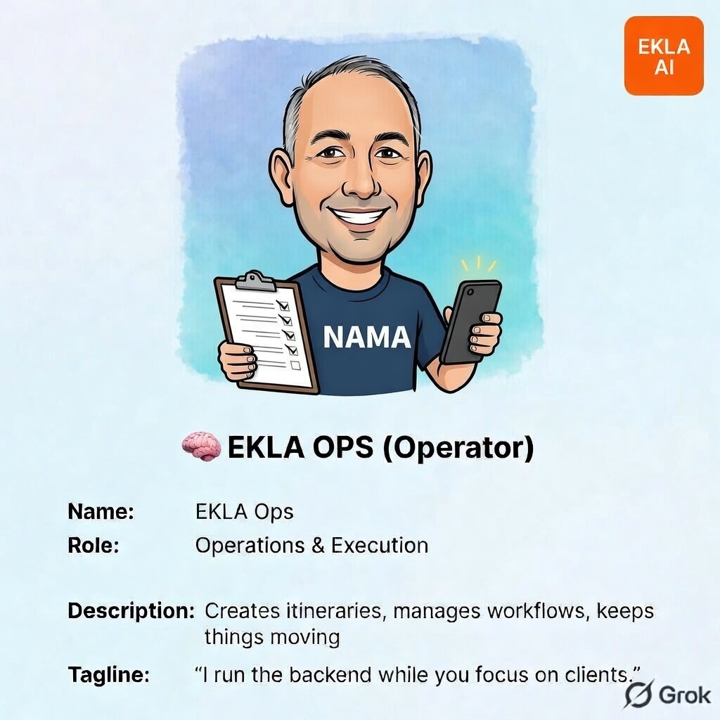 EKLA Ops — the Operator