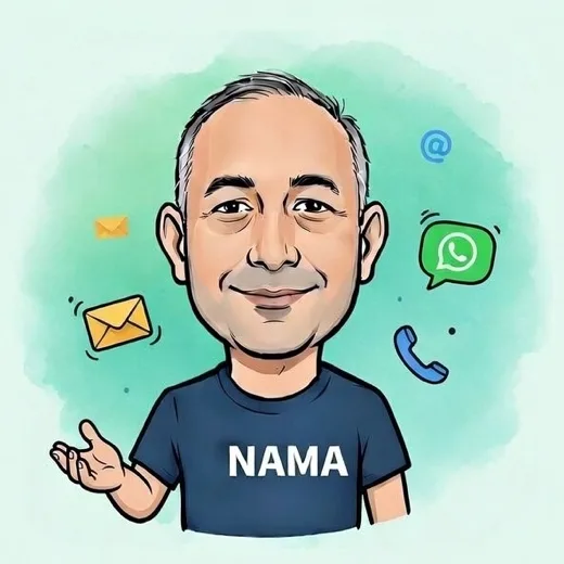 Illustration of EKLA Comms surrounded by email, chat and phone icons