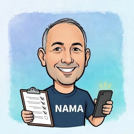 Illustration of EKLA Ops with a checklist and a phone