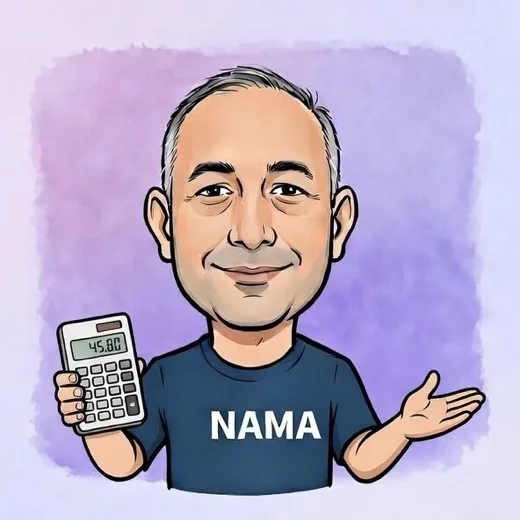 Illustration of EKLA Pricing holding a calculator